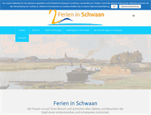Tablet Screenshot of ferien-schwaan.de